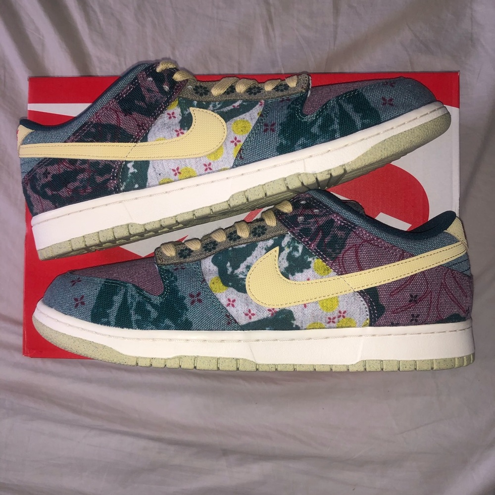 Community Garden/Lemon wash dunk low